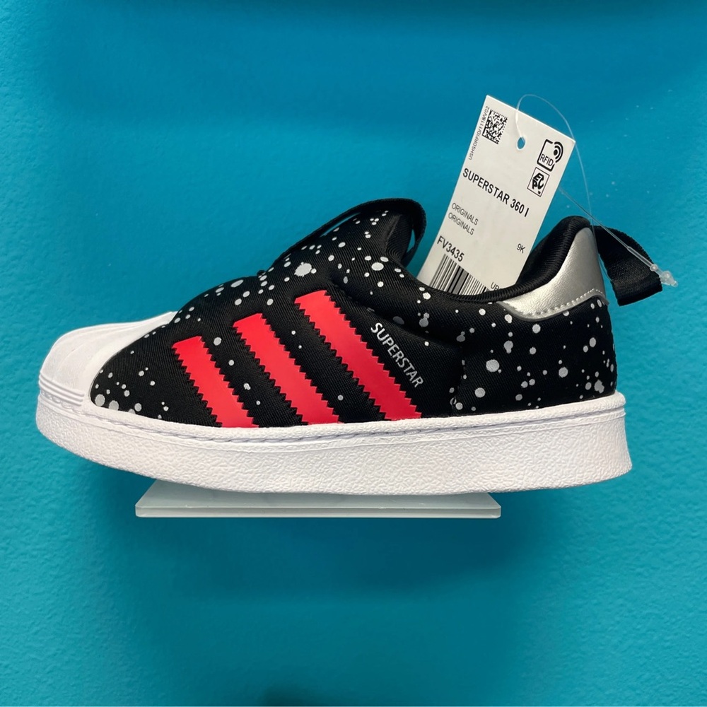Adidas Superstar 360 I Kids 1.5 – Black/Red/Silver FV3435